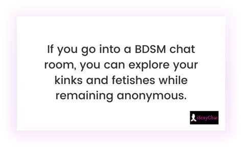 bdsm chat|Anonymous BDSM Chat Without Registration